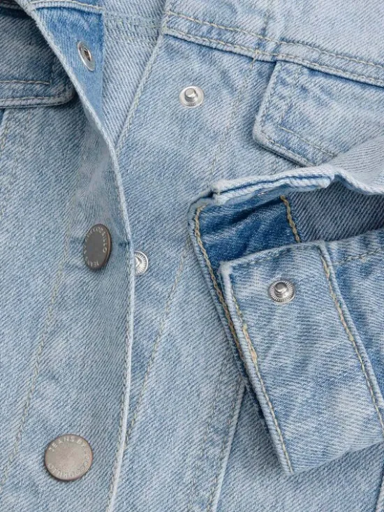 Coccodrillo Kurtka jeansowa WC5152301JCG Błękitny Regular Fit
