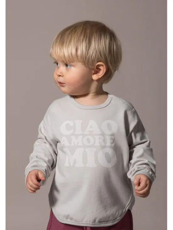 Coccodrillo Longsleeve WC6143101SUN-019 Szary Regular Fit