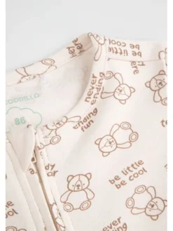 Coccodrillo Pajac ZC5404204PJS-002 Beżowy Regular Fit
