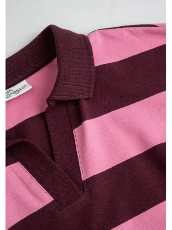 Coccodrillo Polo ZC6143501AGJ-017 Bordowy Regular Fit