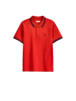 Coccodrillo Polo ZC6143601EJB-009 Czerwony Regular Fit