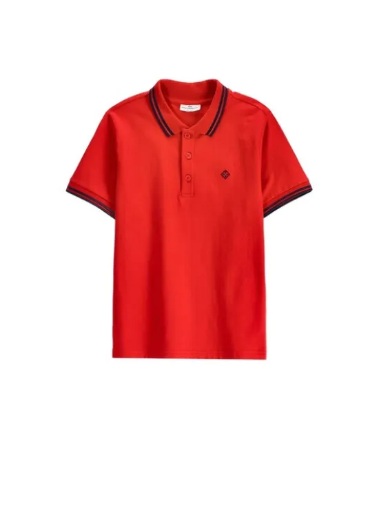 Coccodrillo Polo ZC6143601EJB-009 Czerwony Regular Fit