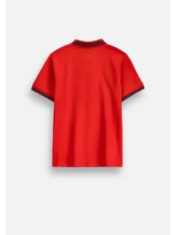 Coccodrillo Polo ZC6143601EJB-009 Czerwony Regular Fit