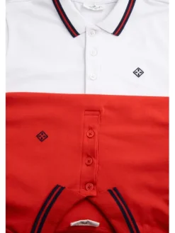 Coccodrillo Polo ZC6143601EJB-009 Czerwony Regular Fit