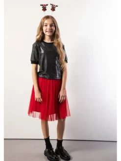 Coccodrillo Spódnica ZC5124202EJG-009 Czerwony Regular Fit