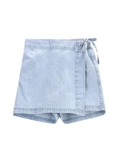 Coccodrillo Spódnico-szorty WC5124501HGJ Błękitny Regular Fit