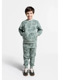 Coccodrillo Spodnie dresowe WC5120103SBK-027 Khaki Regular Fit