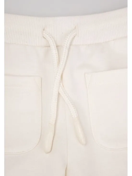 Coccodrillo Spodnie dresowe WC6120101FGN-003 Écru Regular Fit