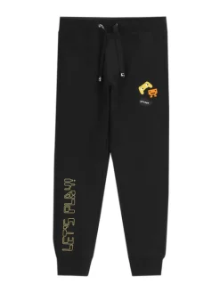 Coccodrillo Spodnie dresowe WC5122701GBK Czarny Regular Fit
