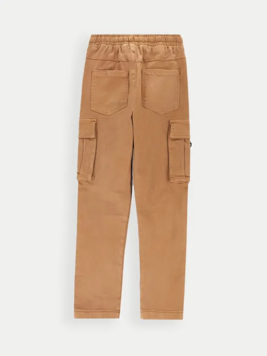 Coccodrillo Spodnie materiałowe ZC4119101FBJ Brązowy Slim Fit