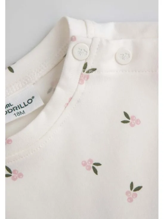 Coccodrillo Sukienka codzienna ZC6129601FGN-003 Kremowy Regular Fit