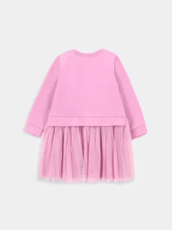 Coccodrillo Sukienka dzianinowa WC4129102CEN Różowy Regular Fit