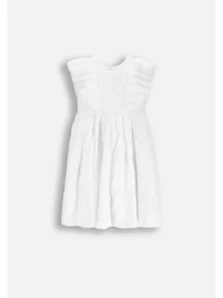 Coccodrillo Sukienka elegancka WC6128202EJG-001 Biały Regular Fit