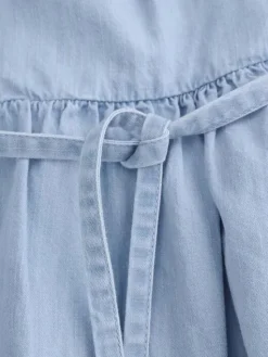 Coccodrillo Sukienka jeansowa WC5128302HGK Błękitny Relaxed Fit