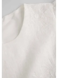 Coccodrillo Sukienka WC5128202ESG-001 Biały Regular Fit