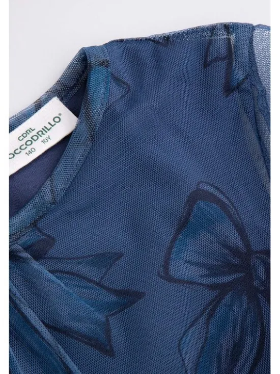 Coccodrillo Sukienka ZC5128101FGJ-015 Granatowy Regular Fit