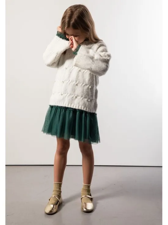 Coccodrillo Sweter ZC5172102EPG-003 Écru Regular Fit