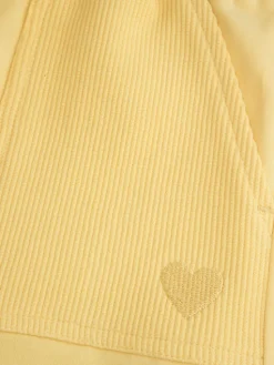 Coccodrillo Szorty materiałowe WC5121401HGK Żółty Regular Fit