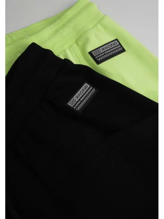 Coccodrillo Szorty materiałowe WC6120503HBJ-021 Czarny Regular Fit