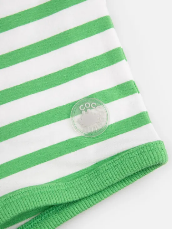 Coccodrillo Szorty sportowe WC4121501UWN Zielony Regular Fit