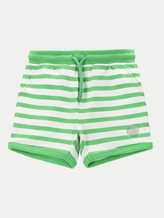 Coccodrillo Szorty sportowe WC4121501UWN Zielony Regular Fit