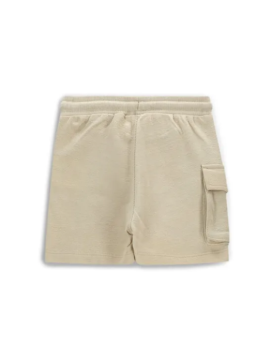 Coccodrillo Szorty sportowe WC5120503HBN Beżowy Regular Fit