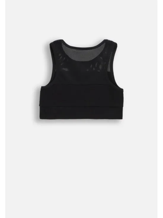 Coccodrillo Top WC5143301IGJ-021 Czarny Regular Fit