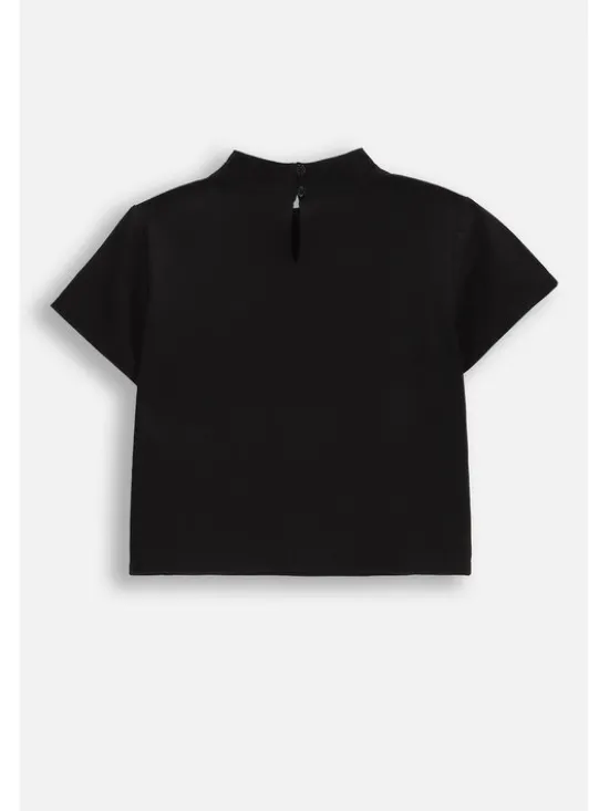 Coccodrillo T-Shirt WC5143901BSG-021 Czarny Regular Fit