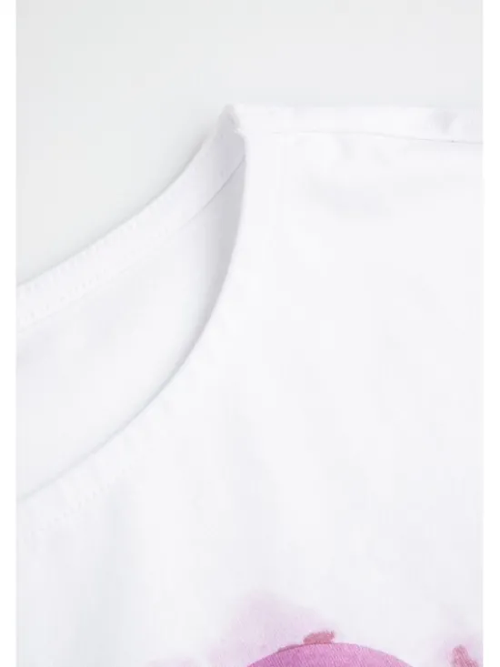 Coccodrillo T-Shirt WC5143201CGJ-001 Biały Regular Fit