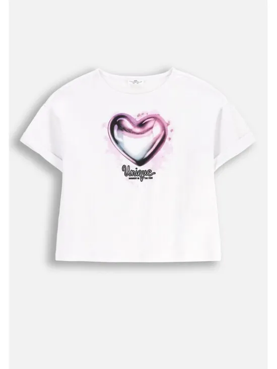 Coccodrillo T-Shirt WC5143201CGJ-001 Biały Regular Fit