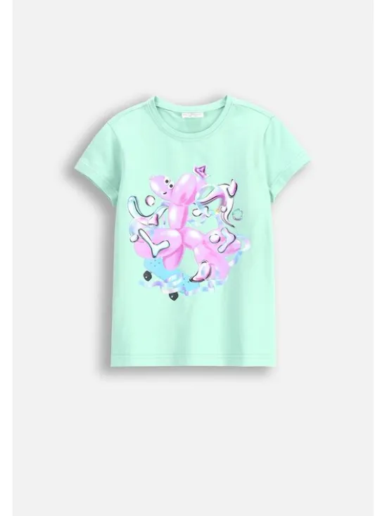 Coccodrillo T-Shirt WC5143205CGK-011 Zielony Regular Fit