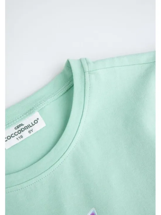 Coccodrillo T-Shirt WC5143205CGK-011 Zielony Regular Fit