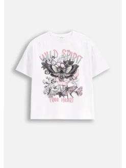 Coccodrillo T-Shirt WC5143204DGJ-001 Biały Regular Fit
