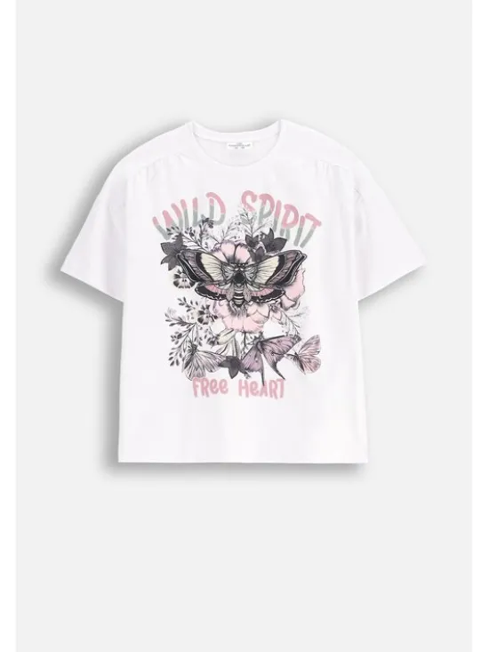 Coccodrillo T-Shirt WC5143204DGJ-001 Biały Regular Fit