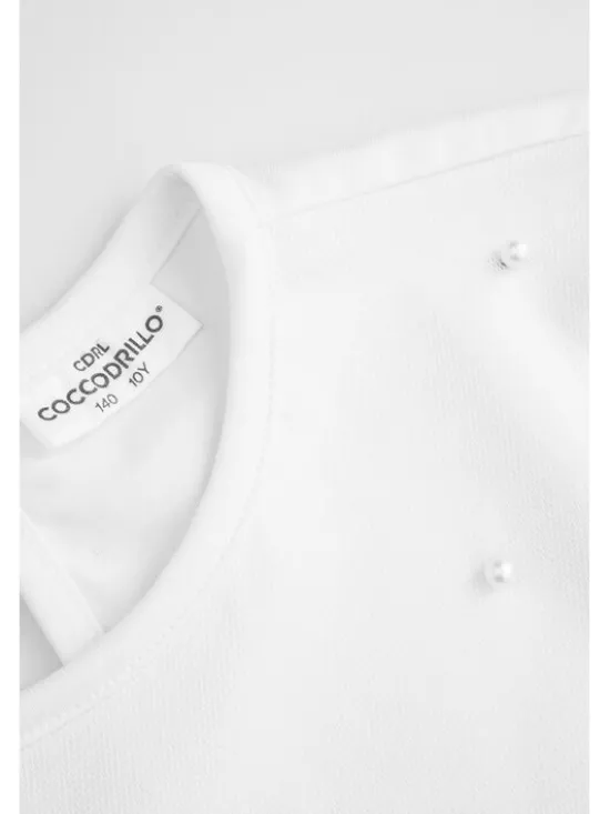 Coccodrillo T-Shirt WC6143205EJG-001 Biały Regular Fit