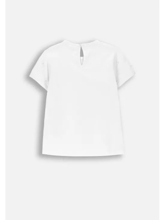 Coccodrillo T-Shirt WC6143205EJG-001 Biały Regular Fit