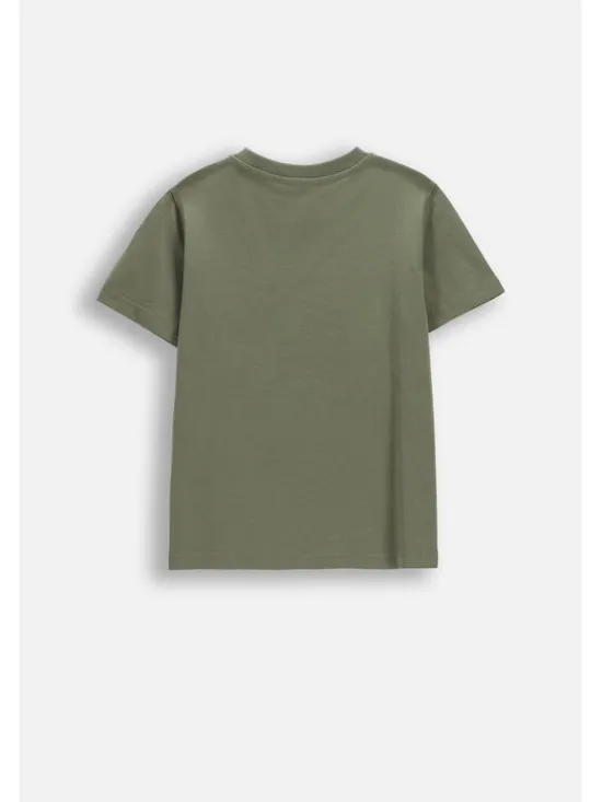 Coccodrillo T-Shirt WC6143205FBK-011 Zielony Regular Fit