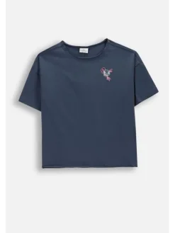 Coccodrillo T-Shirt WC6143203FGJ-015 Granatowy Regular Fit