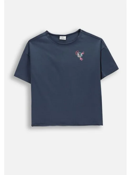 Coccodrillo T-Shirt WC6143203FGJ-015 Granatowy Regular Fit