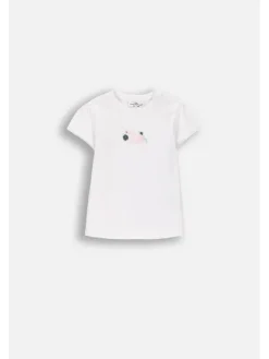 Coccodrillo T-Shirt WC6143201FGN-001 Biały Regular Fit