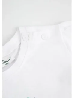 Coccodrillo T-Shirt WC6143201FGN-001 Biały Regular Fit