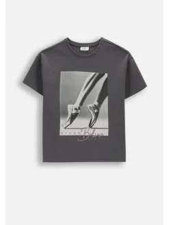 Coccodrillo T-Shirt WC6143202HGJ-020 Szary Regular Fit
