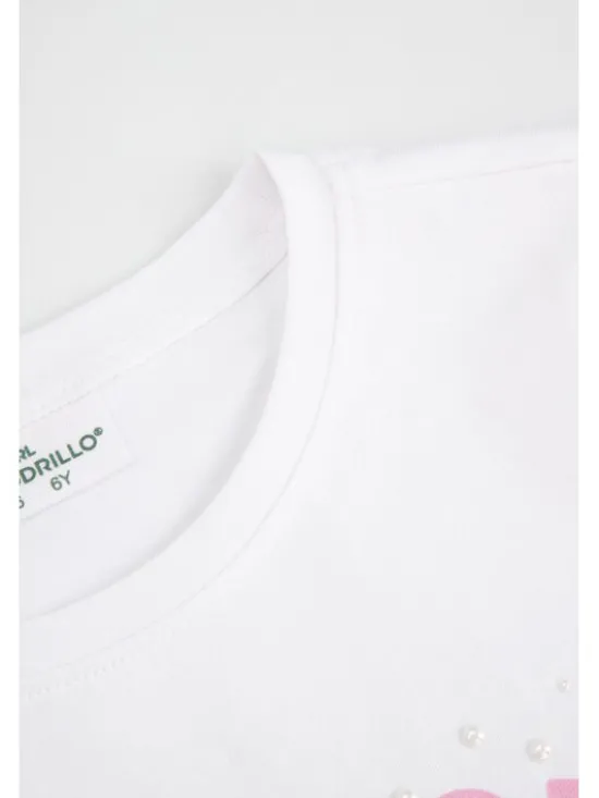 Coccodrillo T-Shirt WC6143204HGK-001 Biały Regular Fit