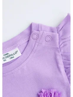Coccodrillo T-Shirt WC5143203HGN-016 Fioletowy Regular Fit