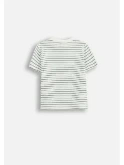 Coccodrillo T-Shirt WC6143203IBN-003 Kremowy Regular Fit