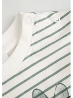 Coccodrillo T-Shirt WC6143203IBN-003 Kremowy Regular Fit
