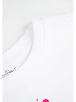 Coccodrillo T-Shirt WC5143210LGD-001 Biały Regular Fit