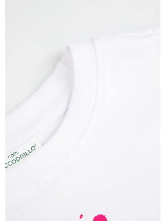 Coccodrillo T-Shirt WC5143210LGD-001 Biały Regular Fit