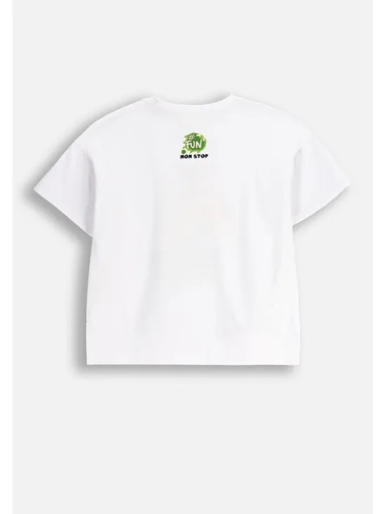 Coccodrillo T-Shirt WC5143210LGD-001 Biały Regular Fit