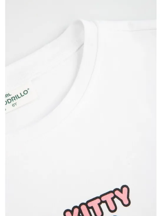 Coccodrillo T-Shirt WC6143206LGD-001 Biały Regular Fit